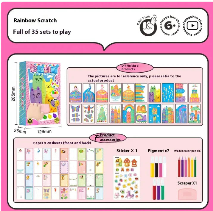 Kit Arc-en-Ciel Créatif pour Enfants 🌈🎨✨