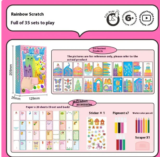 Kit Arc-en-Ciel Créatif pour Enfants 🌈🎨✨